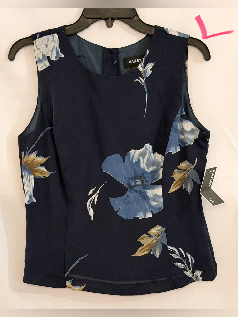 Bailey 44 Navy Blue Floral Sleeveless Camisole